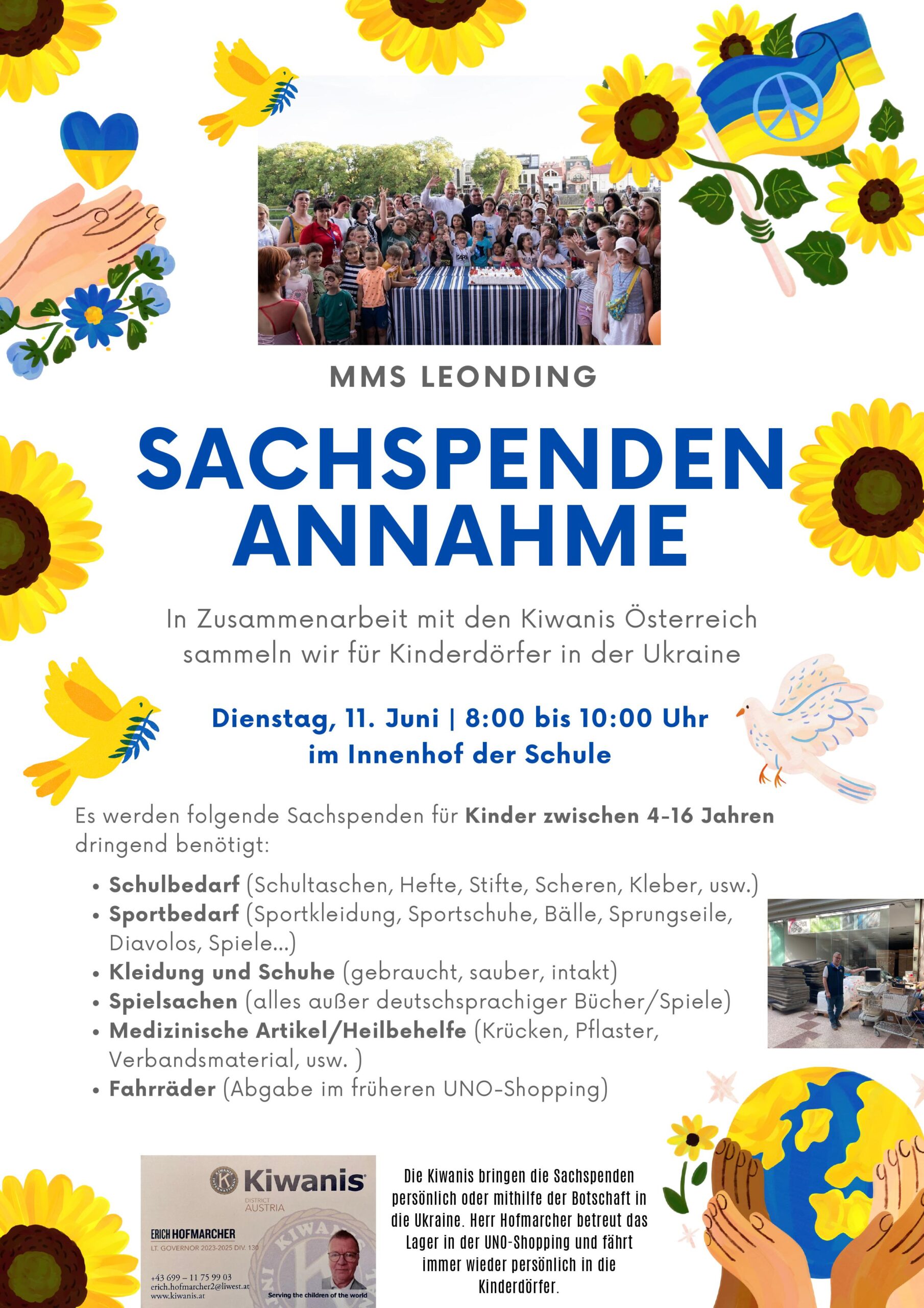 Read more about the article Sachspenden für die Ukraine